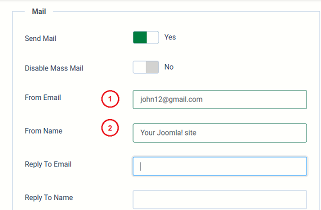 تنظیمات SMTP جی میل در جوملا 4
