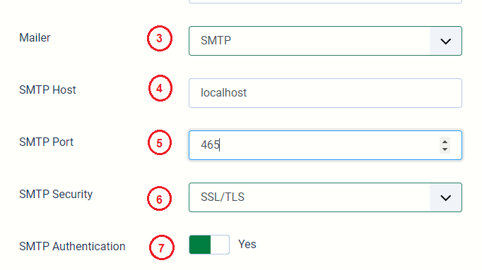 SMTP جی میل