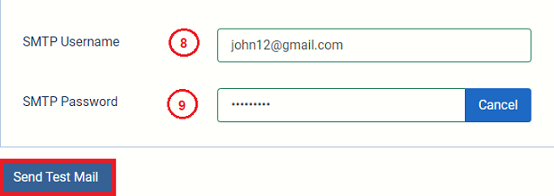  SMTP جی میل